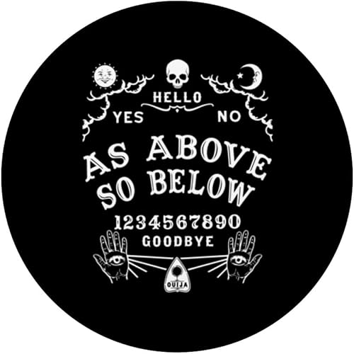 Miniatura 3 de Occult Satanic Goth Wicca Magick Ouija As Above So Below PopSockets PopGrip intercambiable