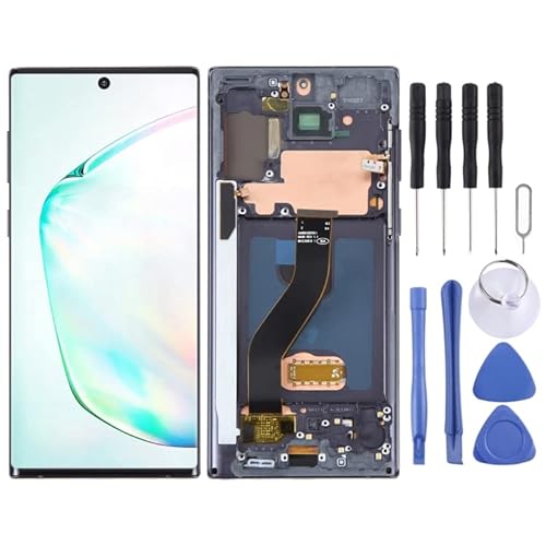 for galaxy��6.67�C���`OLED LCD�X�N���[��Note10 SM-N970F�f�W�^�C�U�[�t���[���t���t���A�Z���u���i���j