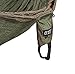 ENO - Eagles Nest Outfitters Double Deluxe Hammock, Portable Hammock for Two, Khaki/Olive