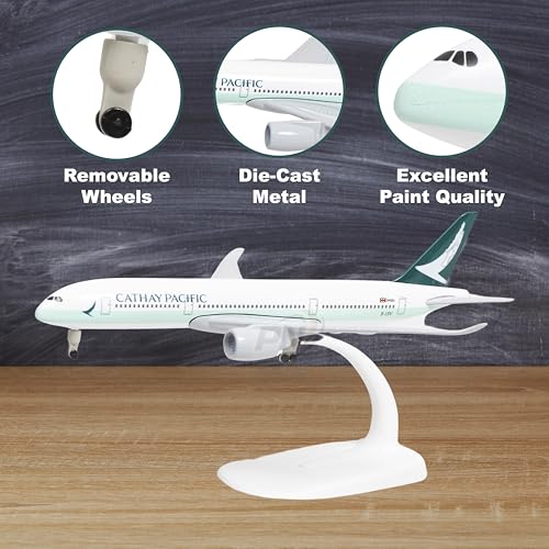 Image of Cathay Pacific Airlines, diecast, Metal Aeroplane Scale Model Office only for Display Size 20 cm (Cathay Pacific)