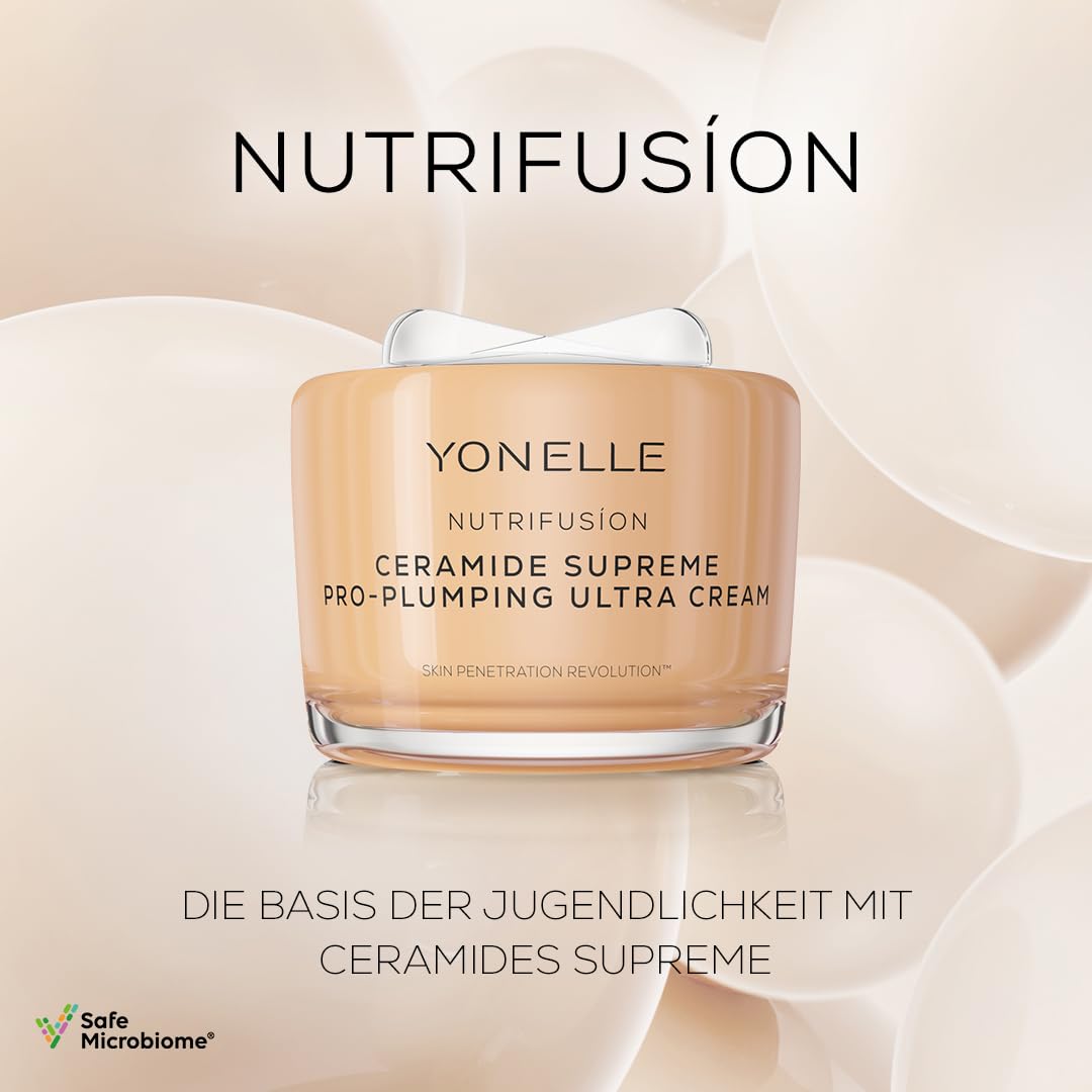 YONELLE Gesichtscreme Damen mit Ceramiden - Gesichtspflege Damen - Hydratisierende Pflege Creme - Feuchtigkeitscreme Gesicht - Nacht- und Tagecreme für reife Haut - 55ml