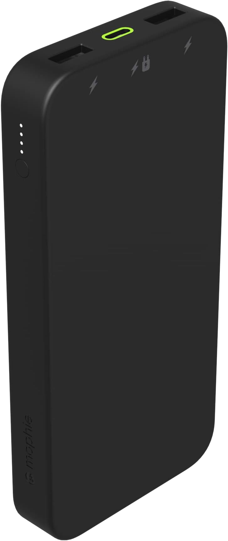 mophiePowerstation 2023 with PD Power Bank - 10,000 mAh Large Internal Battery, (2) USB-A Port and (1) 20W USB-C PD Fast Charging Input/Output Port, Travel-Friendly