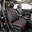 Black with Red piping
