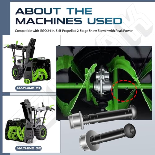 image for EZYPAK 4 Pack ASP2400D Shear Pin for EGO 24-inch and 28-inch 2-Stage S