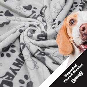 1-Pack-3-Dog-Blanket-31x41Inch-Upgraded-Dog-Cat-fleece-Blanket-Washable-Dog-Blanket-Soft-Pet-Throw-Cover-for-Kennel-Bed-Cute-Paw-Pattern-Pet-Blanket-Medium-Small-Dogs-Grey - Cucciolini Doodles 1-Pack-3-Dog-Blanket-31x41Inch-Upgraded-Dog-Cat-fleece-Blanket-Washable-Dog-Blanket-Soft-Pet-Throw-Cover-for-Kennel-Bed-Cute-Paw-Pattern-Pet-Blanket-Medium-Small-Dogs-Grey