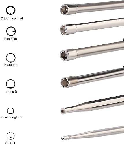 Miniatura 4 de HIPA Paquete de 12 herramientas de ajuste de carburador kit de ajuste de carburador para motor pequeño de 2 ciclos para motosierra Poulan Husqvarna