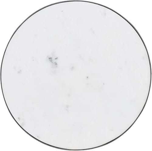 Miniatura 11 de Circularity - Mesa auxiliar redonda de lujo con pedestal de 15 pulgadas