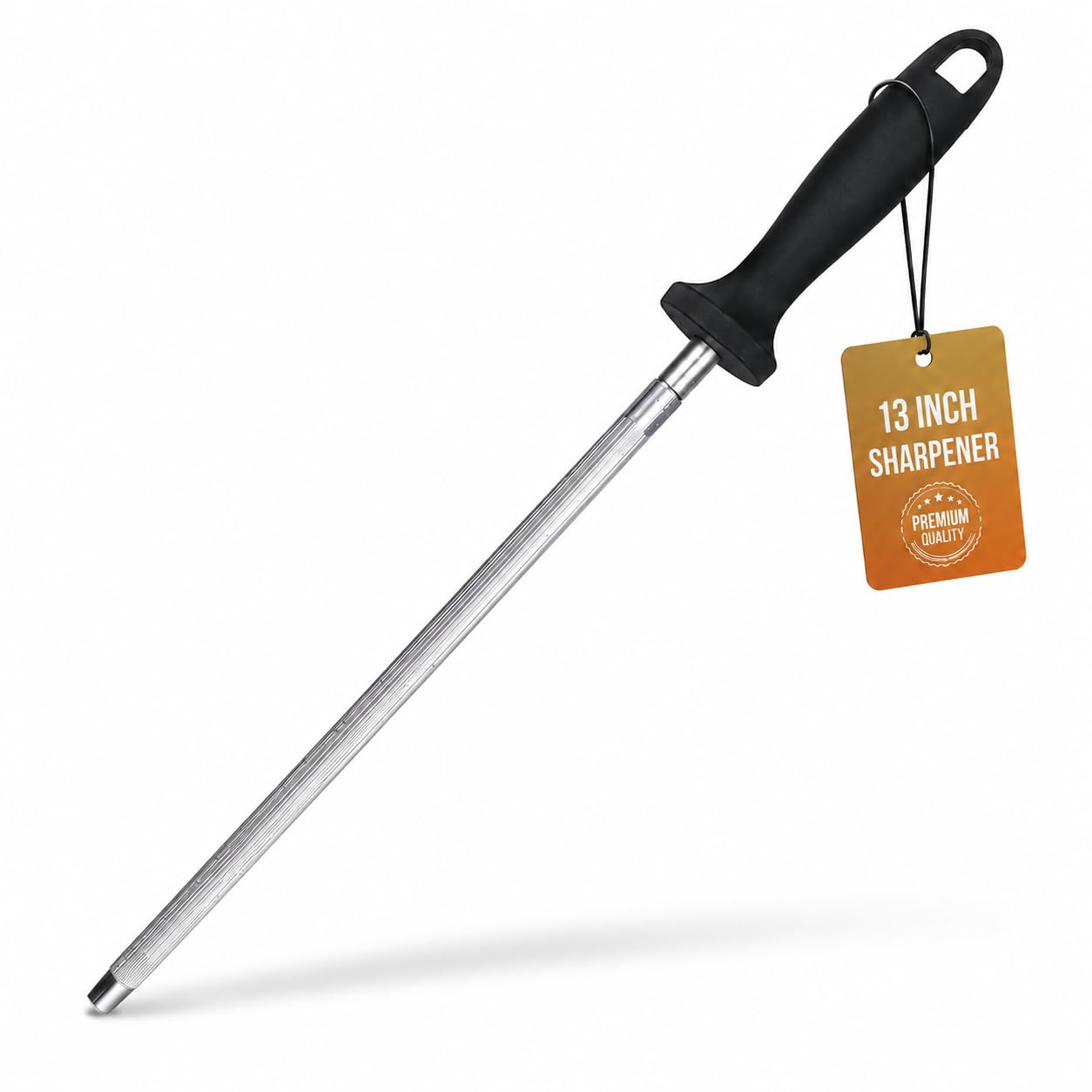 Afilador de cuchillos Fanerfun13 pulgadas acero al carbono profesional afilador de cuchillos de acero con agujeros para colgar