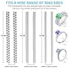 Haiou Invisible Ring Size Adjuster for Loose Rings Ring Adjuster Fit Any Rings -6 Pcs #2