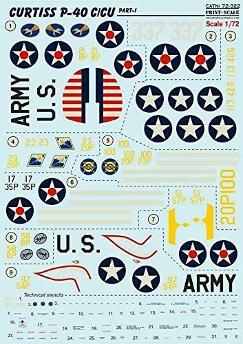 Print Scale 72-322 - 1/72 Bloch MB.151-152, Aircraft Wet Decal Model in Scale
