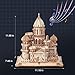 RUIFAM 3D Wooden Puzzles DIY Mechanical Wooden Wide Model Kit 1000 Pcs 3D Puzzles for Adults Teens 14+Years Puzzle Enthusiasts Box Clockwork Enchanted Castle