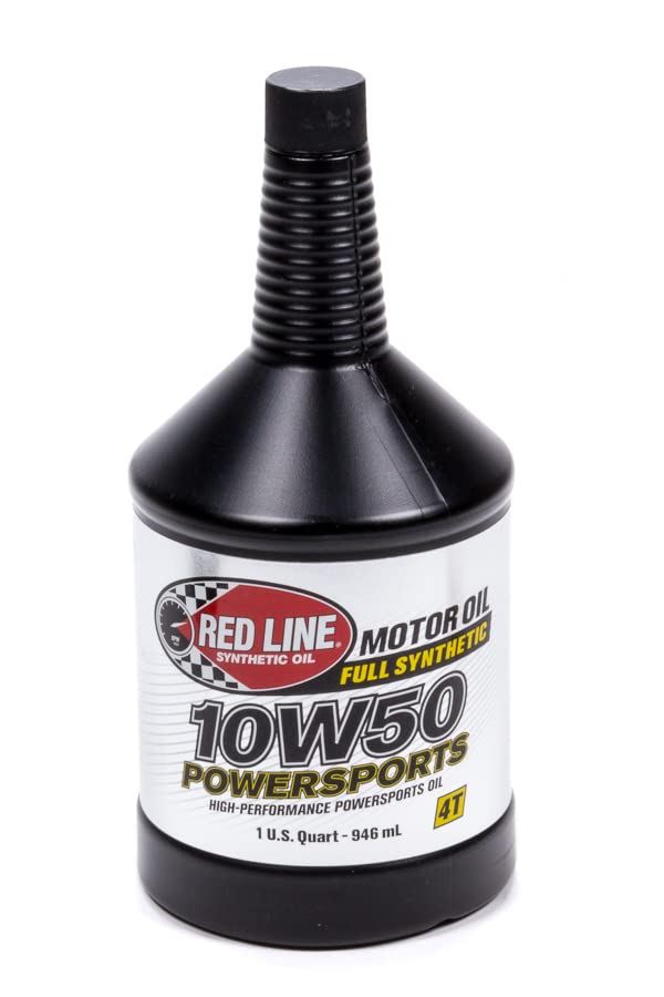 Red Line Oil RED42604 Power Sports Motor Oil (10w50), 1 Quart, 1 Pack