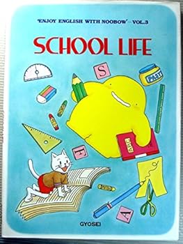 JP Oversized SCHOOL LIFE (ENJOY ENGLISH WITH NOOBOW) Book