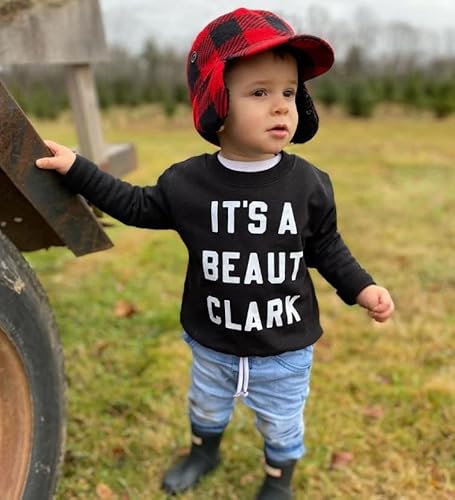 Toddler Baby Boys Girls Christmas Clothes Funny Letter Print Sweatshirt Winter Baby Christmas Outfit Xmas Shirt #TOP2