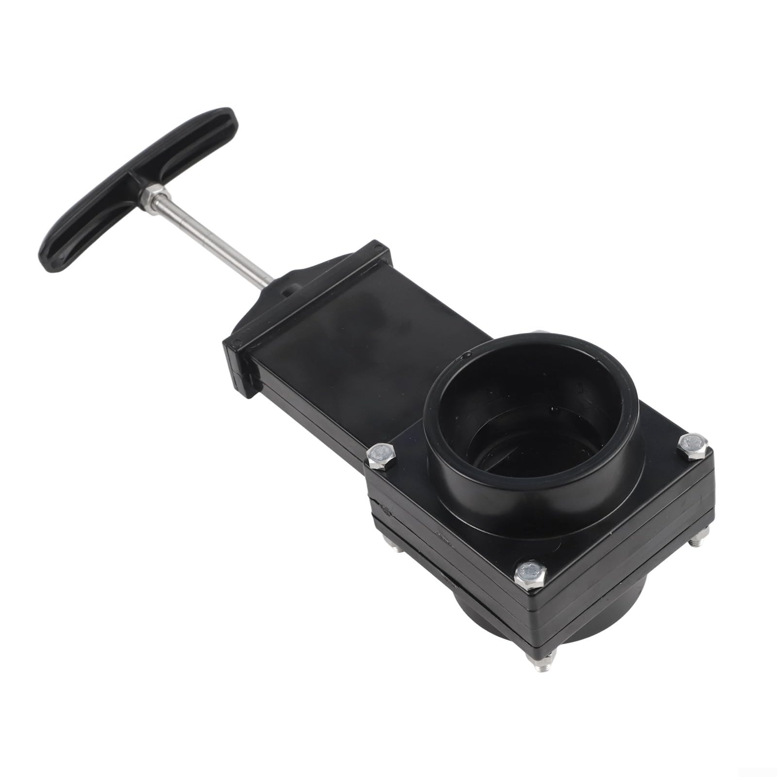 Valvola a saracinesca, 50 mm, 75 mm, corpo valvola di scarico con maniglia, valvola manuale per fognature per camper, roulotte, rimorchi, camper, serbatoio dell'acqua nera (50 mm)