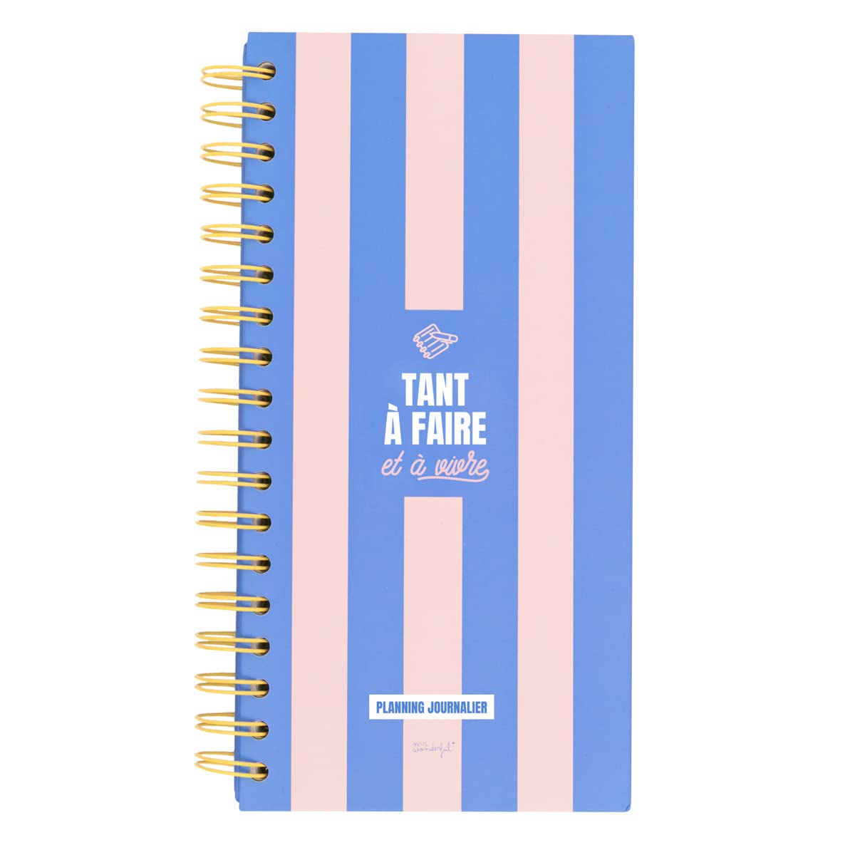Mr. Wonderful Pink Daily Planner - So Much To Do And Live
