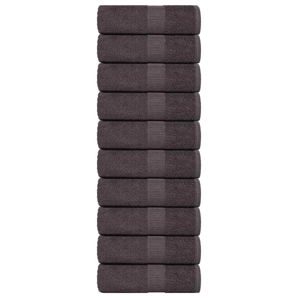 Toallas de Invitados FROGN 50 uds Antracita 30x50 cm 360 g/m² Antracita,136680