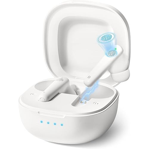 Hearing Aids, Advanced Rechargeable Hearing Amplifiers for Seniors & Adults with Noise Cancelling and Portable Charging Case, Mini, Invisible and Convenient