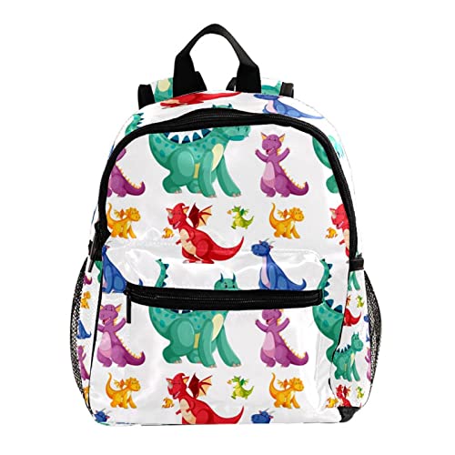Sac à dos pour garçons et filles avec motif dinosaurio coloré et bretelles confortables