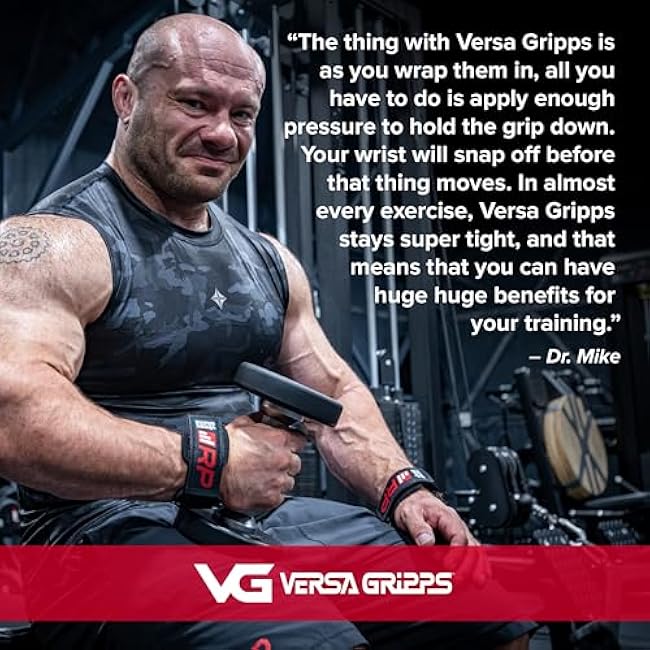 Versa Gripps? Classic, Made in The USA, Wrist Straps for Weightlifting Alternative, The Best Training Accessory