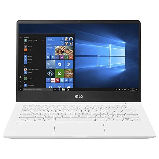 LG Gram Thin and Light Laptop – 13.3" Full HD IPS Display, Intel Core i5 (8th Gen), 8GB RAM, 256GB SSD, Back-lit Keyboard - White – 13Z980-U.AAW5U1