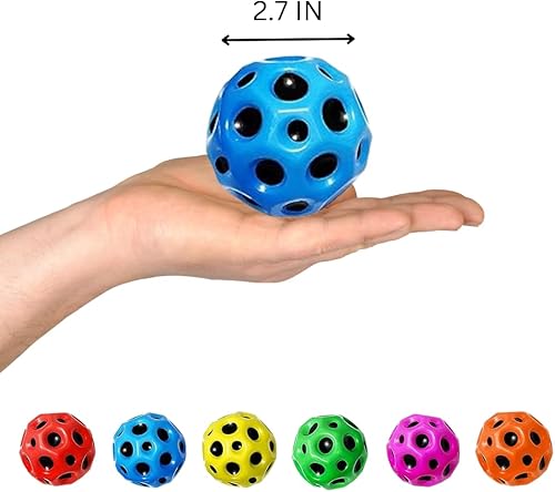 Miniatura 2 de Shadow Moon Space Ball Galaxy Ball Pelotas rebotantes para niños Bola de goma Pop It Ball bola de luna, bola rebotante, bola de gravedad, bola