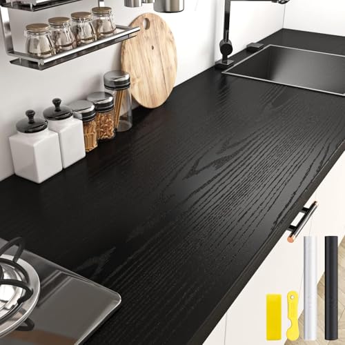 Lista de Pared disponible en línea para comprar. 50 GALASALA Papel Tapiz para pared Autoadhesivo, 40 x 1000cm Resistente al Agua y al Aceite PVC Vinilo Adhesivo para Cocina, Papel de Pared de Madera Mate para Hogar Oficina Encimera...