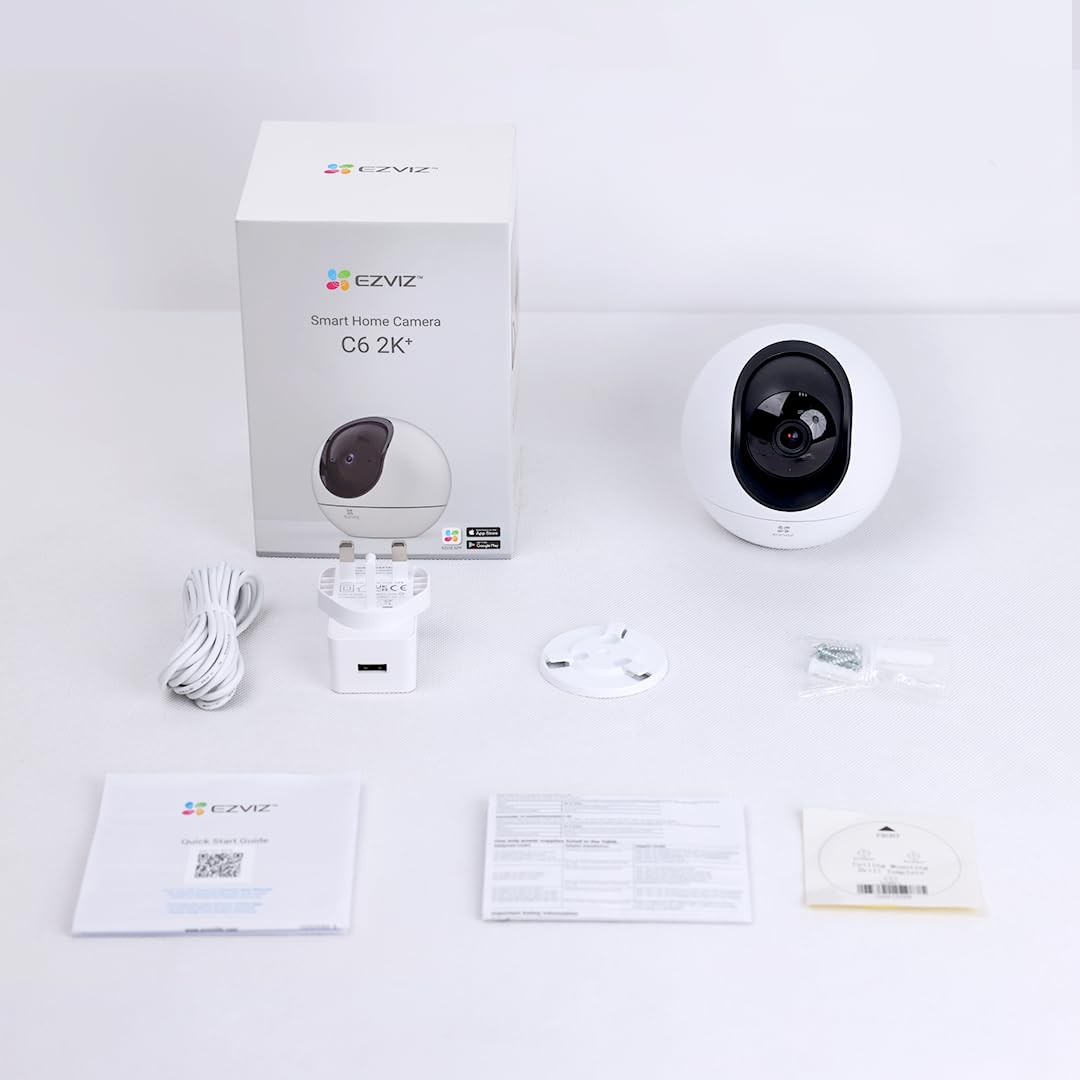 EZVIZ スマートホームカメラ C6 2K+ EZVIZ C6 2K+ Home WiFi Indoor Security Camera