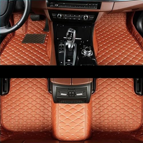 Tapis de sol voiture sur mesure marron pour Land Rover Range Rover Evoque 2016-2019