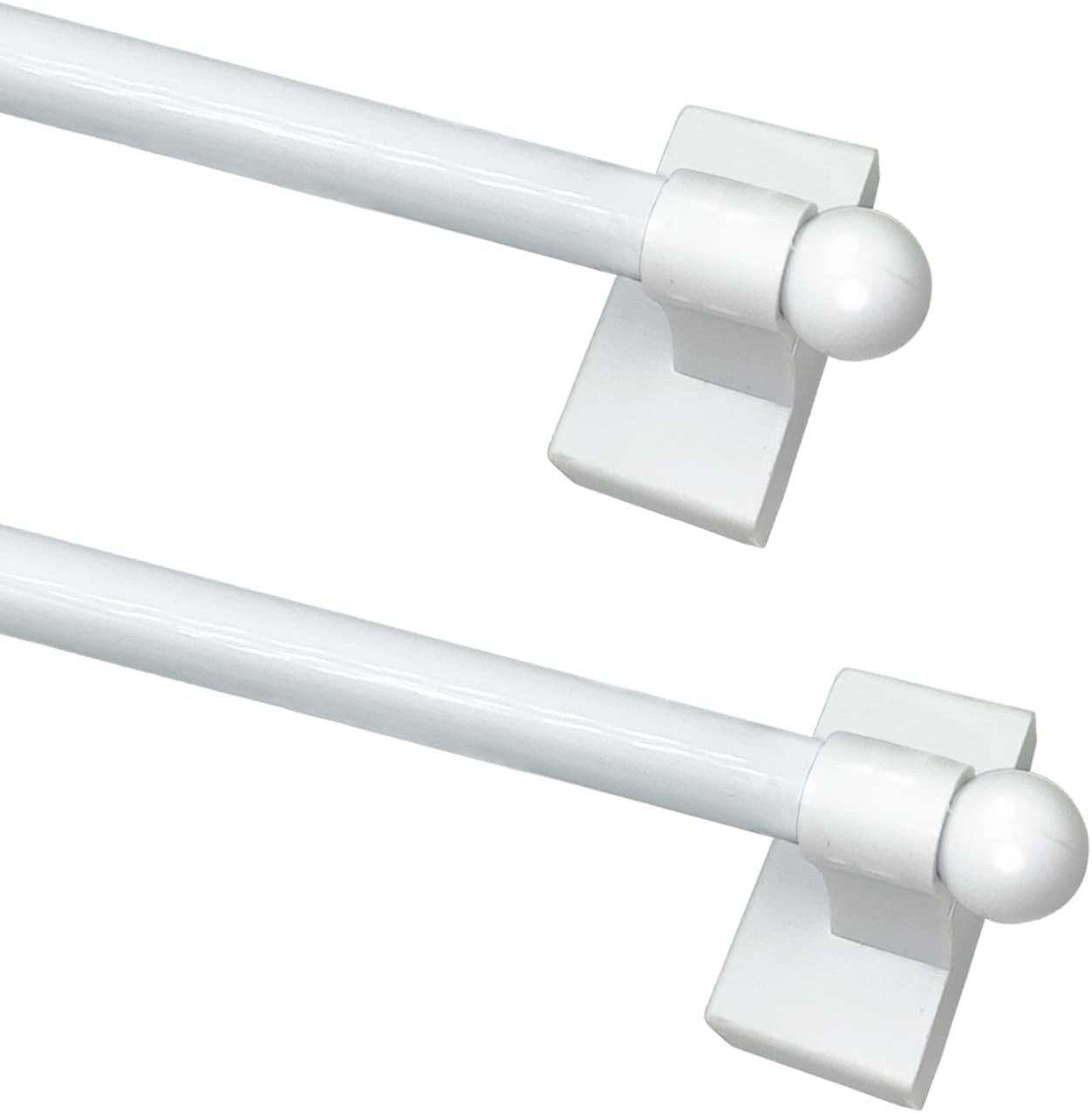 2 Pack Curtain Rods for Metal Doors/Windows Multi