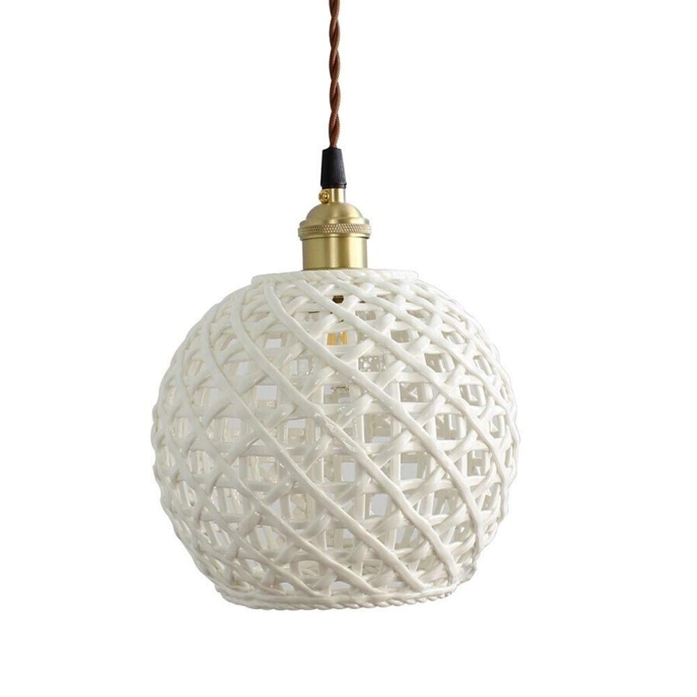 Lustre en céramique pour éclairer un dressing sombre