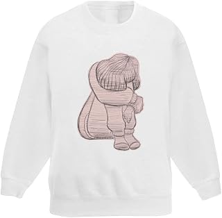 Azeeda 'Crying Girl' Kid's Sweatshirt/Jumper (7-8 Years) (KW00104595)