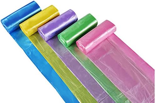 Yworld Trash bags, 4 Gallon Medium Kitchen Garbage Bags,15 Liters Durable Multipurpose Everyday Use Trash Liners for Bathroom, Bedroom, Home, Office Garbage Bins 120 CountsFreedom Color