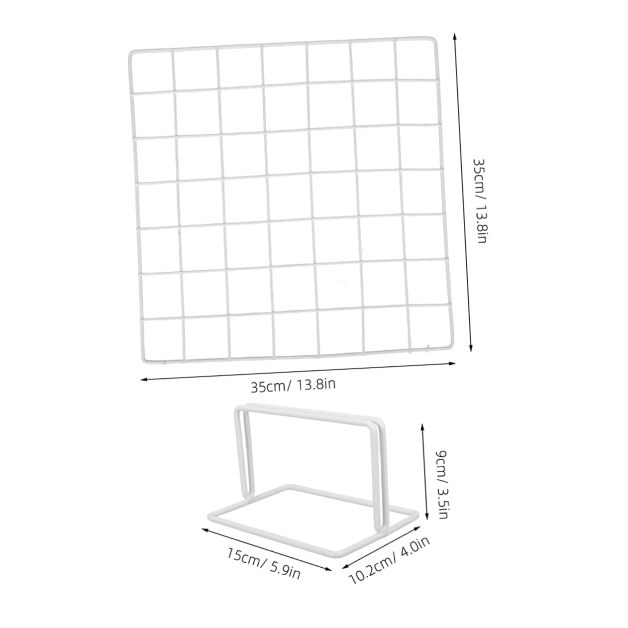 LIFKOME 2pcs Modern Minimalist Metal Display Stands for Counter Display Holders Racks for Jewelry Desktop Rack Storage