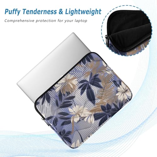 Funda para portátil 13-14 pulgadas con estampado hojas coloridas miniatura 5