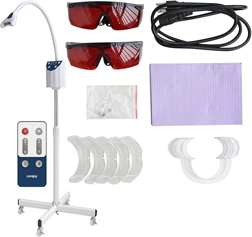 4 modos azul púrpura rojo rosa LED móvil de blanqueamiento de dientes lámpara blanqueador de dientes, 36W 10 LED lámpara de luz fría Acelerador de