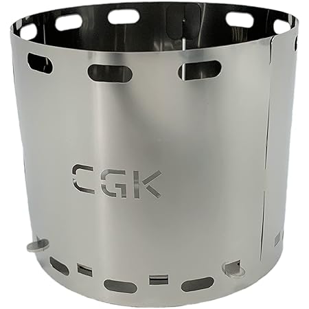 Amazon Cgk 巻き薪ストーブ コンパクト ソロ ステンレス ネイチャーストーブ Cgk バーベキューコンロ 焚火台