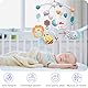 Aolso Babybett-Spielzeug, Mobile für Babybett, Baby Einschlafhilfe Musikspielzeug mit süßen Tieren, Babybett-Mobile mit Musik und Lichtern, Projektor und Fernbedienung (Kaninchenprojektion-Blau)