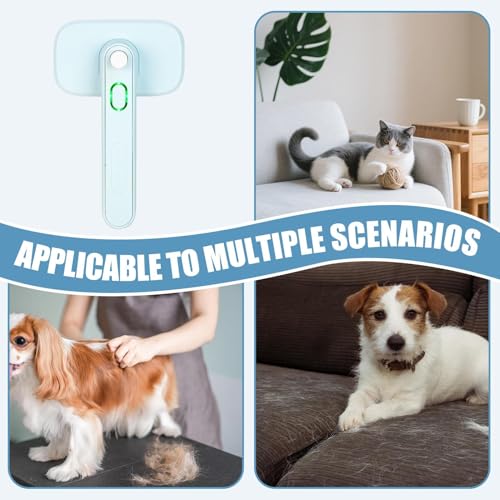 Cepillo autolimpiante para perros que elimina nudos sin tirones 4