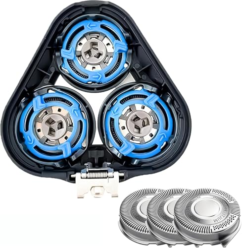 SH50 Testine Ricambio Compatibile con Philips Rasoio Serie 5000, Testine di Rasatura per Philips Rasoio Elettrico Series AT8xx AT7xx PT8xx PT7xx