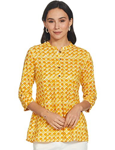 Image of Amazon Brand - Myx Women Cotton Short Kurti