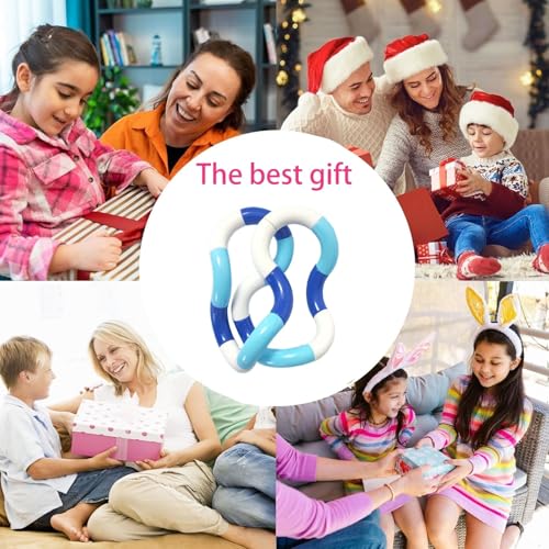 15pcs quiet twisty fidget toys  squeeze twist and spin  multicolored sensory toys for kids and adults stress relief toys amp educational tools for classroomalternative gifts random color