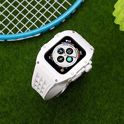 Correa de goma para Apple Watch Ultra que transforma tu reloj con un bisel protector robusto 2