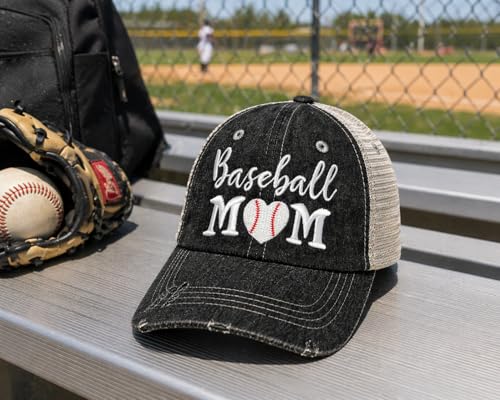 Gorra Baseball Mom Gris Oscuro para Mujer miniatura 3
