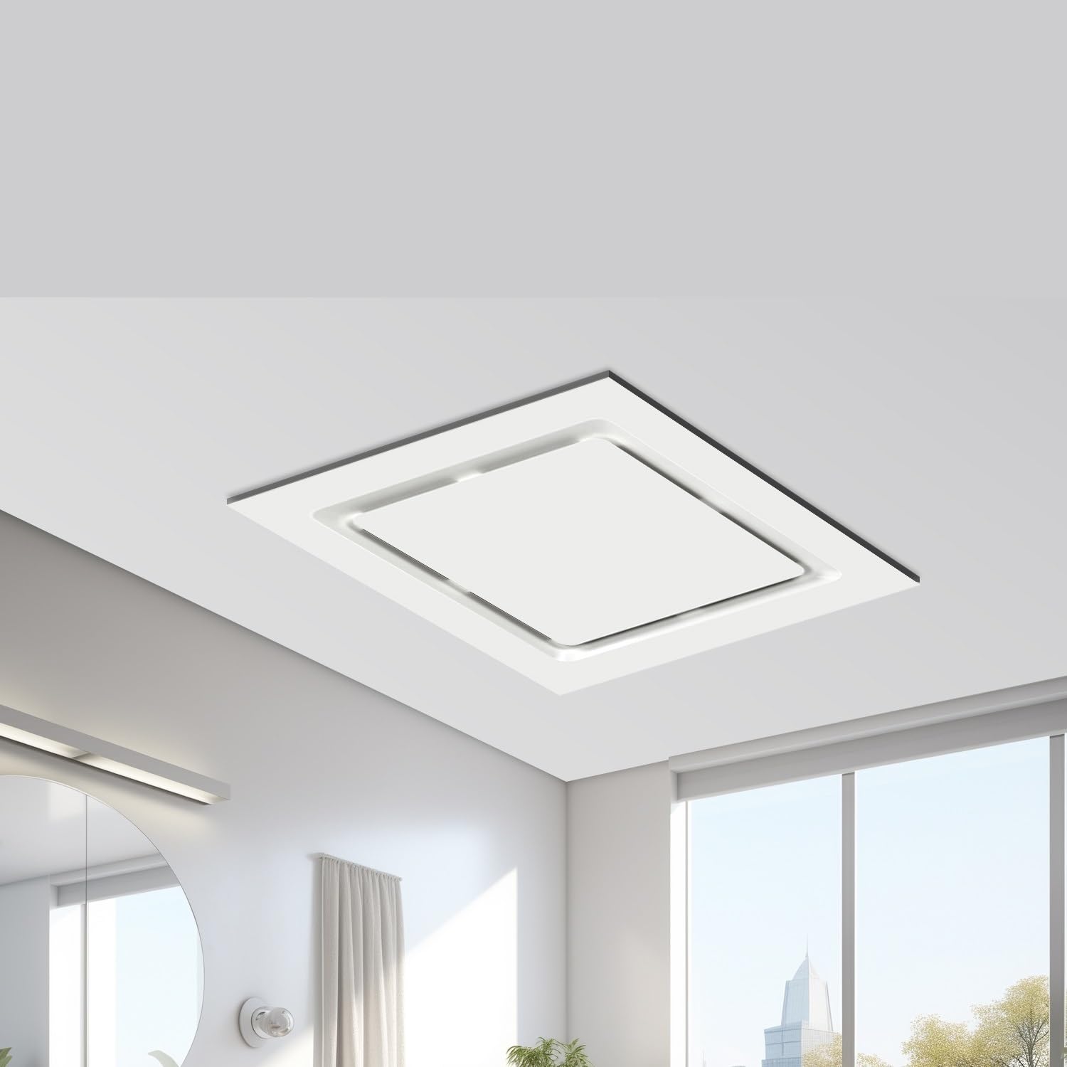 Aspiratore Estrattore Ventilatore da soffitto con foro aperto in cartongesso, motore in rame, for cucina, bagno, potente e silenzioso. Silenzioso
