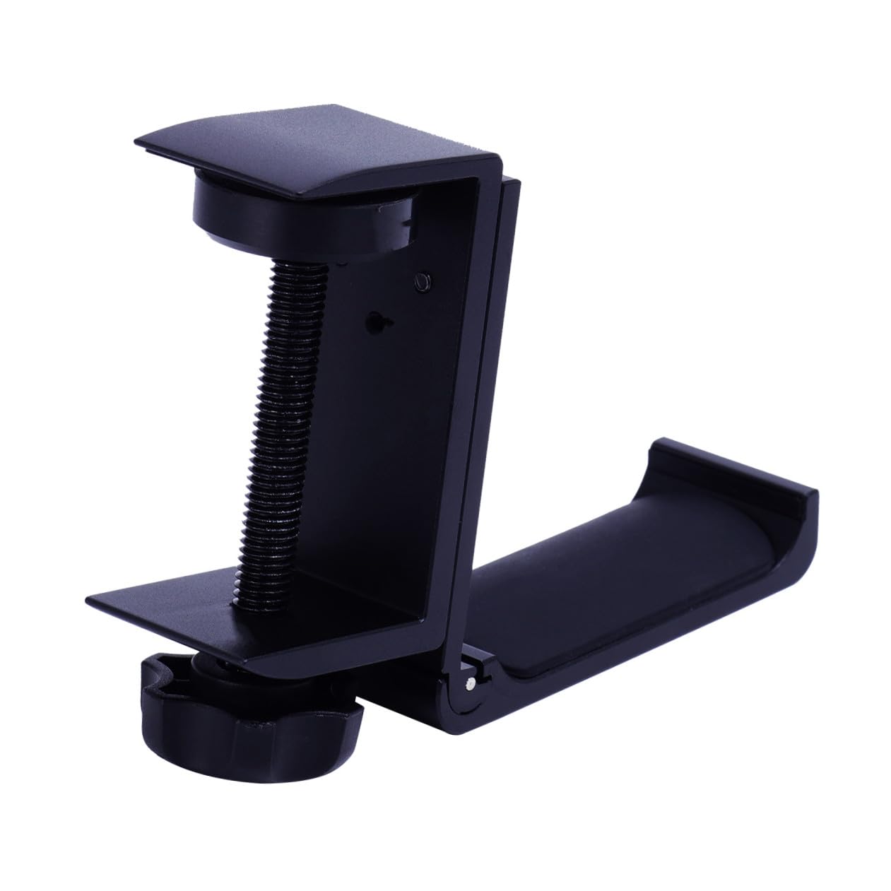 Uonlytech 2piezas Soporte De Auriculares De Metal Colgador De Escritorio para Auriculares Diseño Compacto y Ligero para Oficina y Hogar Color Negro