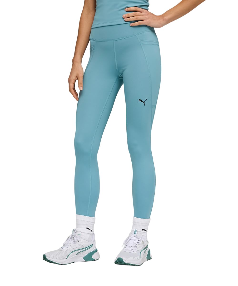 puma | Train All Day Women's Ankle Length Training Tights | Baltic Sea Blue | L-picture-25