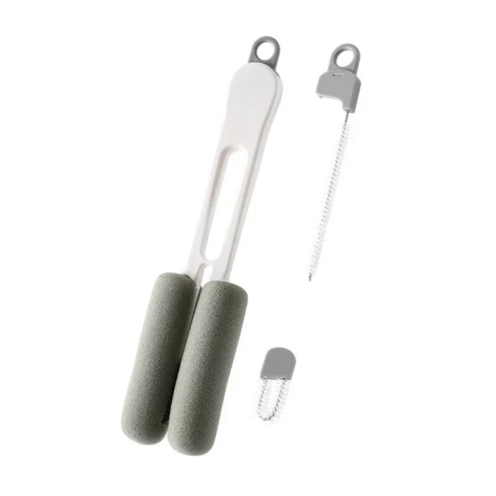 bottle brush Cup Brush Double Headed Multi Function Cleaning Five In One Cover Straw Gap