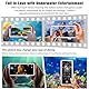 ShellBox wasserdichte Handyhülle Unterwasser Wasserfeste Handy Wasserschutzhülle Handytasche Wasserdicht Schwimmen Baden Compatible für iPhone 16 15 14 13 15 Pro Max Samsung S24 Ultra (Schwarzorange)