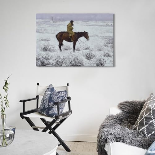 Affiche d'art Frederic Remington pour habiller un mur vide